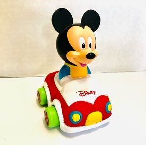 Disney Clementoni Soft & Go Baby Mickey Mouse Toy Racer Car, Excellent Condition